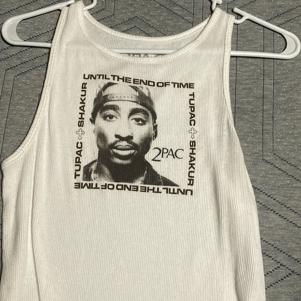 100% cotton 2pac tank top